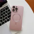 Coque de téléphone magnétique rose avec peinture métallique et protection d'appareil pro. - Rose
