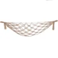 Handgemaakte macramé speelgoed hangmat boho katoenen net wandopslag voor de kinderkamer - Natuurlijk Katoen