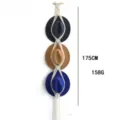 Böhmischer Makramee Wandbehang Hüte Organizer Halter handgefertigt Baumwolle Boho Deko - 3-Stufig Stil 2