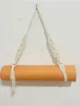 Tracolla porta tappetino yoga in macramè intrecciato a mano portatile con frange. - Stile 5