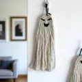 Handmade Halloween Macrame Ghost Wall Hanging Off-White Cotton Rope Cute Party Decor - Ghost 2