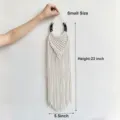 Macrame horseshoe wall hanging bohemian western decor artisan woven cotton rope wall art gift - Style 4