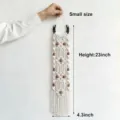 Bohemian horseshoe macrame wall hanging with wooden beads, western decor, small size 23inch - Style 6