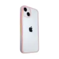 Gradient color clear phone case compatible with iPhone 13 Pro, stylish soft and hard PC cover. - Pink / iPhone12/12PRO
