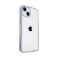 Gradient clear phone case compatible with iPhone, durable PC hybrid cover with vibrant color. - Purple / iPhone12/12PRO