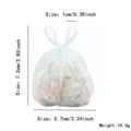 3D gedruckter leuchtender Müllsack Mini Ornament kreativer Desktop Anhänger Stil. - Blauer Müllbeutel-Stil (3D001-4)