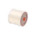 Hilo elástico transparente para cuentas 1.0mm cordón elástico para manualidades joyería DIY - Blanco
