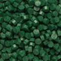 Green octagonal sealing wax beads for wedding invitations, DIY crafts and envelope stamping. - Dark Green