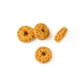 Natural lava stone flat round porous beads, perfect for handmade DIY jewelry bracelets. - Single Piece (Inner Hole Approx 0.2cm) / Yellow
