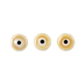 Perles mauvais œil jaunes en vrac pour bracelets et colliers faits à la main DIY bijoux. - Jaune