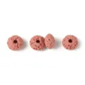 Pink oval volcanic lava stone beads, porous loose beads for DIY handmade bracelets and necklaces. - Pink Oval Style (ST007)