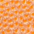 Transparente Acryl Herz Perlen lose für DIY Armband Halskette Schmuck Zubehör herstellen - Orange / 10 Stück Packung