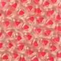 Acryl Herz Perle in Perle transparente rosa lose Perlen fuer DIY Armband Halskette Handwerk - Dunkelrosa / 10 Stück Packung