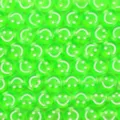 Perles smiley en acrylique translucide vert pour bijoux faits main colliers bracelets. - 100 Pièces/Paquet / Vert Herbe