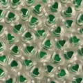 Cuentas de acrílico corazón verde transparente a granel para joyería DIY pulseras. - Verde Oscuro / Paquete de 10 Piezas
