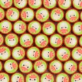 Leuke polymeer klei paddestoel kralen, kleurrijke ronde DIY kralen voor sieraden maken. - Groen Met Rode Paddenstoel Glimlach Gezicht