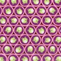 Schattige kikkers polymeer klei kralen kleurrijke tekenfilm ronde losse kralen voor DIY sieraden - Roze Paarse Achtergrond Groene Kikker