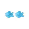 Perline di pesce in ceramica blu gioielli fai da te fatti a mano braccialetto collana - Blu