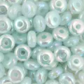 Acrylic large hole spacer beads for DIY jewelry making handmade bracelets necklaces crafts - 10 Pieces/Pack / Light Blue