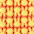 Perline di coniglio colorate in acrilico sfuse fai da te fatte a mano per bracciale collana - Coniglio Giallo / 10 Pezzi/Confezione