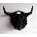 Simulation bull head wall hanging leather taxidermy style bar home decoration item - Simulation Bull Head Wall Hanging