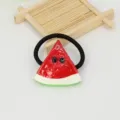 Watermelon hair tie cute fruit hair rope elastic hair accessory for women girls SKU - 14# Watermelon - Hair Tie