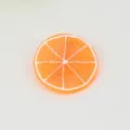 Orange citrus slice resin charm DIY hair accessory cute fruit design craft flatback decor - 15# Orange Slice - Hair Clip