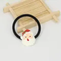 Shedding festive charm, cute Christmas Santa Claus hair tie elastic rope for daily hair styling. - 26# Santa Claus - Hair Tie