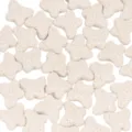 Butterfly Volcanic Stone Beads DIY Jewelry Accessories For Necklace And Bracelet. - White