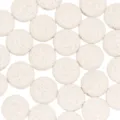 White volcanic stone round loose beads for DIY jewelry making and bracelet accessories - White