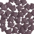 Perles en pierre volcanique papillon multicolore pour fabrication de bijoux DIY bracelet. - Violet Pâte de Haricot