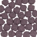 Paarse schelpvormige lavasteen losse kralen voor diy aromatherapie sieraden maken en handwerk - Bonenpuree Paars