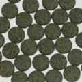 Natural porous round lava stone loose beads for DIY jewelry making bracelets necklaces accessories - Army Green