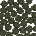 Vulkanisch gesteente schelp kralen voor DIY sieraden, poreuze lavasteen afstandhoudersvorm. - Legergroen