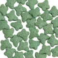 Perles en pierre de lave papillon vert pour fabrication de bijoux DIY colliers bracelets. - Vert clair