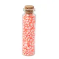 Perles en argile polymere bouteille en verre rondes colorees bracelet DIY bijoux - Orange