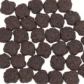 Vulkanische steen schelp vorm kralen DIY aromatherapie rots sint jakobsschelp - Donker Koffie