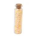 Bouteille en verre avec tranches d'argile polymère colorées bracelet matériel DIY - Orange vif