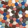 Kleurrijke vulkanische lavasteen schelpvormige kralen voor DIY sieraden en aroma. - Meerkleurig