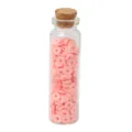 Perles intermédiaires en argile polymère rose en flacon de verre accessoire de bijouterie DIY - Rose Poudré