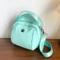 Mint green shell crossbody bag, versatile daily shoulder handbag with adjustable strap. - Standard / Blue