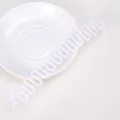 White plastic wave hair braiding tool for women styling, durable hair twist maker accessory. - White