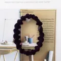 Black wave braided hair tie elastic scrunchie simple basic hair rope headwear accessory - 1# Black