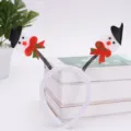 Serre-tête bonhomme de neige de Noël mignon accessoire de fête de vacances pour femmes - 6# Bonhomme de Neige avec Nœud Papillon