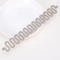 Grey plastic wave hair braiding tool, creative centipede hair styling accessory for women. - Khaki