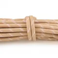 5mm Braided Polyester Cord Rope DIY Khaki Polyester Craft Accessory Handmade Bag Pendant - Tan