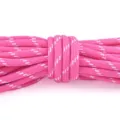5mm dopamine color polyester braided rope DIY handmade paracord bag charm accessories - Rose Pink