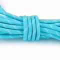 5mm dopamine color polyester braided rope DIY handmade paracord bag charm fashion accessories - Light Blue