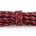 5mm wine red polyester woven cord for DIY handmade crafts, bag pendants and accessories. - Burgundy