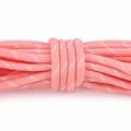 5mm pink braided paracord for DIY crafts, durable polyester rope for handmade bag charms. - Light Fuchsia